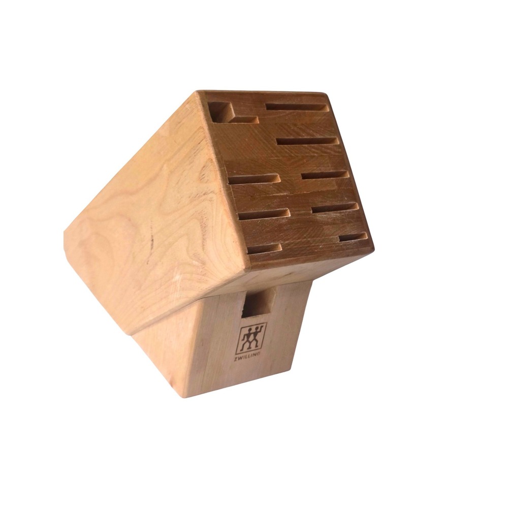 Zwilling JA Henckels Wood Knife Block 10 Slot Natural Hardwood 35100-926
